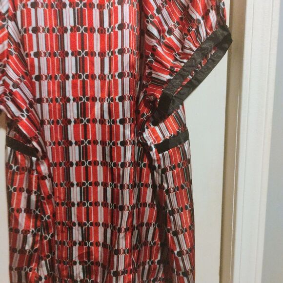 Venezia Red and Black Patterned Blouse - Picture 12 of 12